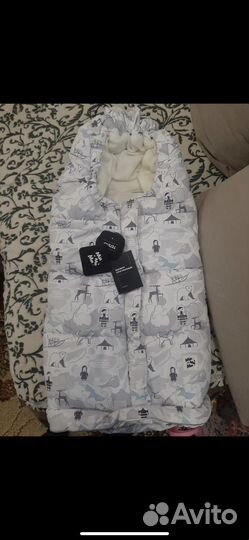 Зимний конверт в коляску мимими