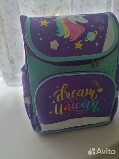 Рюкзак школьный для девочки и пенал