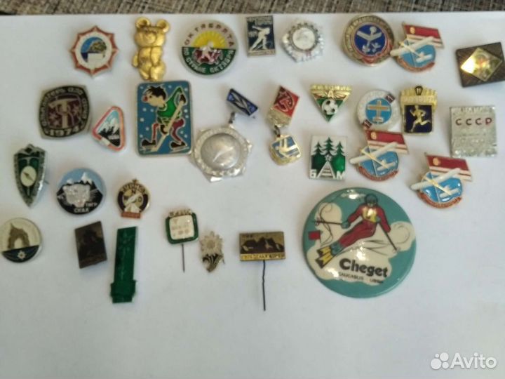 Значки СССР спортивные