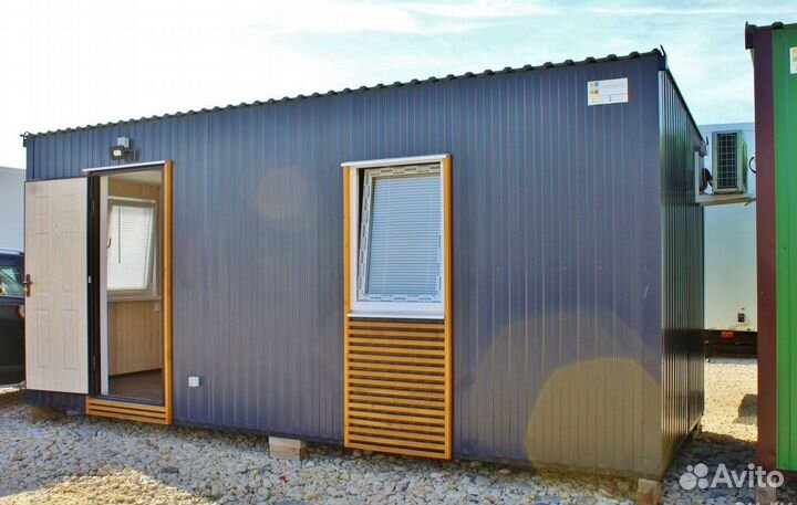 Бытовка 6.19х2.42 Вагончик Пост охраны Проходная