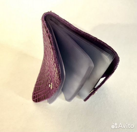 Визитница натуральная кожа