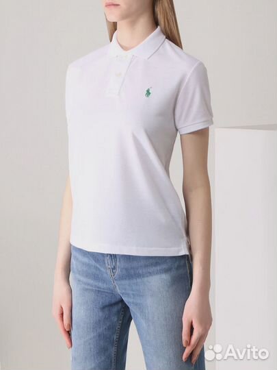 Поло с логотипом Polo Ralph Lauren