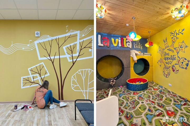 Художник роспись стен