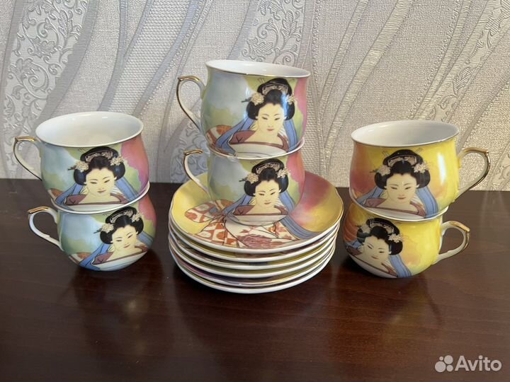 Сервиз чайный, фарфор