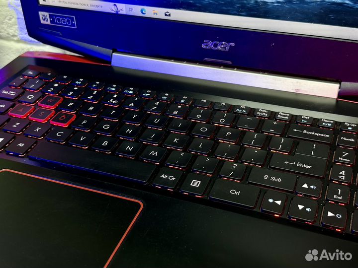 Игровой ноутбук Acer i5/16GB/SSD/1000GB/GTX1050Ti