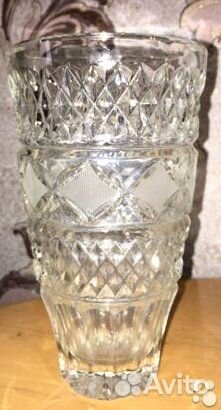 Хрусталь вазы. Конфетница красное стекло