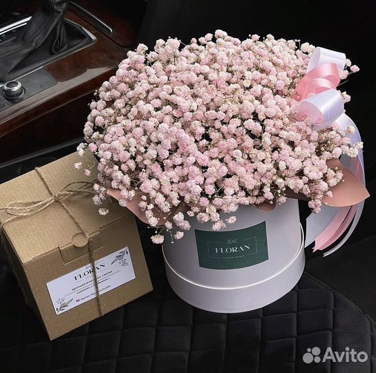 Букет из гипсофилы Доставка цветы