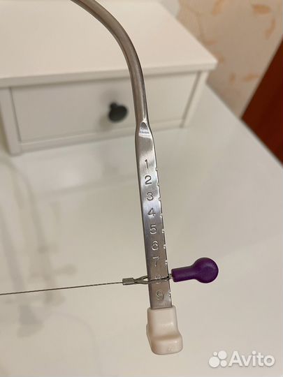 Нож-струна для нарезки бисквита Wilton, США