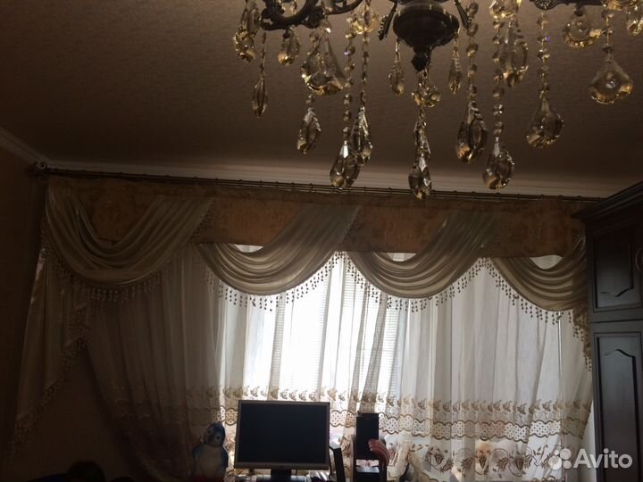 Комплект теневых занавесок с ламбрекеном