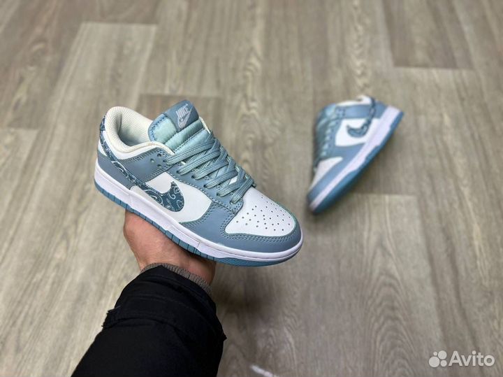 Кроссовки Nike Dunk Low Blue Paisley (36-40)