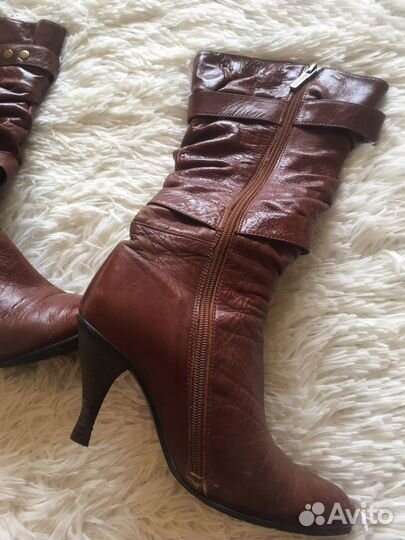 Сапоги натуральная кожа