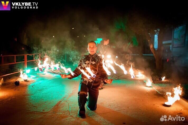 Огненное шоу (фаер-шоу) в Волгограде и Волжском