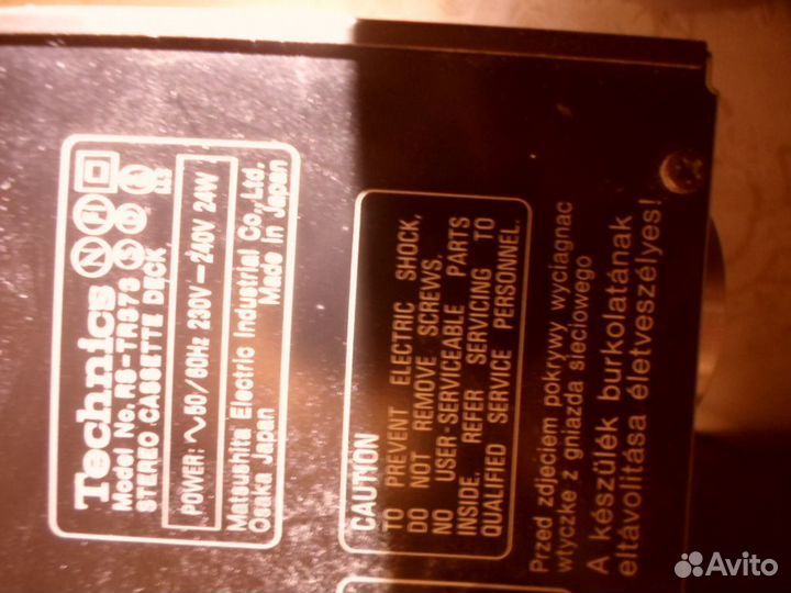 Кассетная дека. RS-TR373