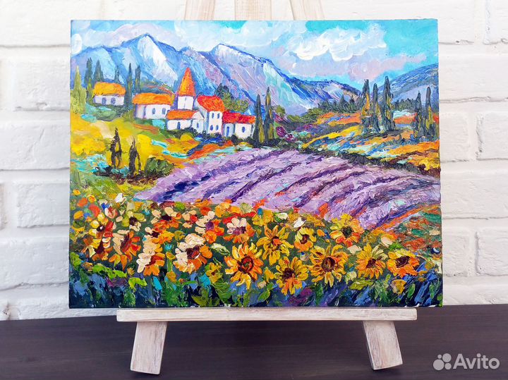 Картина маслом Лаванда в Провансе Импрессионизм