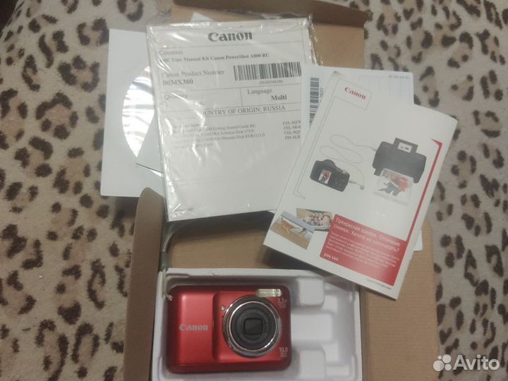 Фотоаппарат canon powershot A800