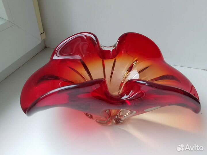 Ваза цветное стекло