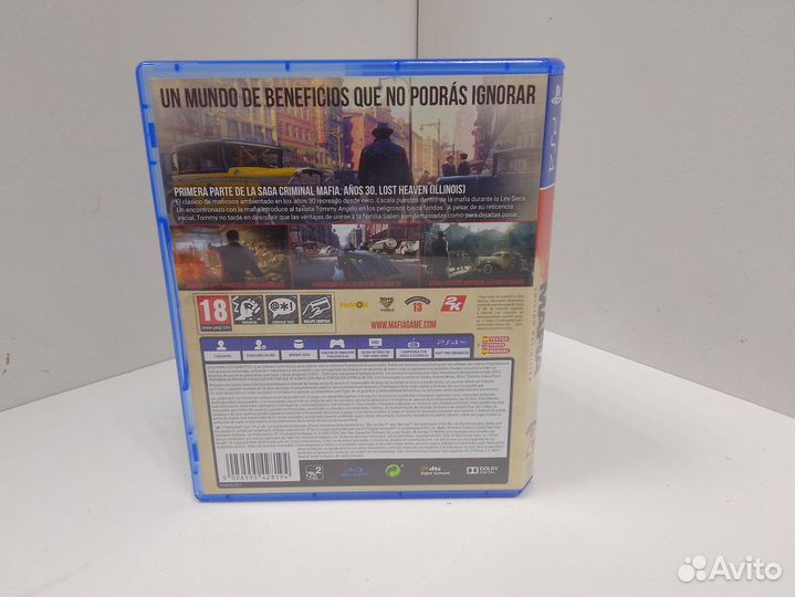Игровые диски. Sony Playstation 4 Mafia: Definitiv