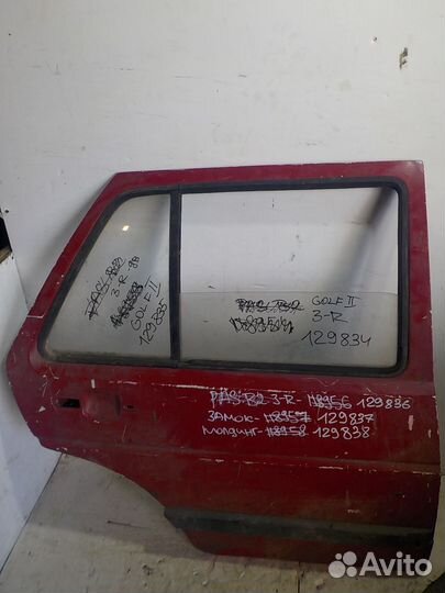 Дверь задняя правая Volkswagen Golf 2