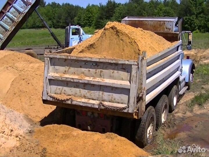 Песок \ Отсев гранитный строительный мелкий от 3ку