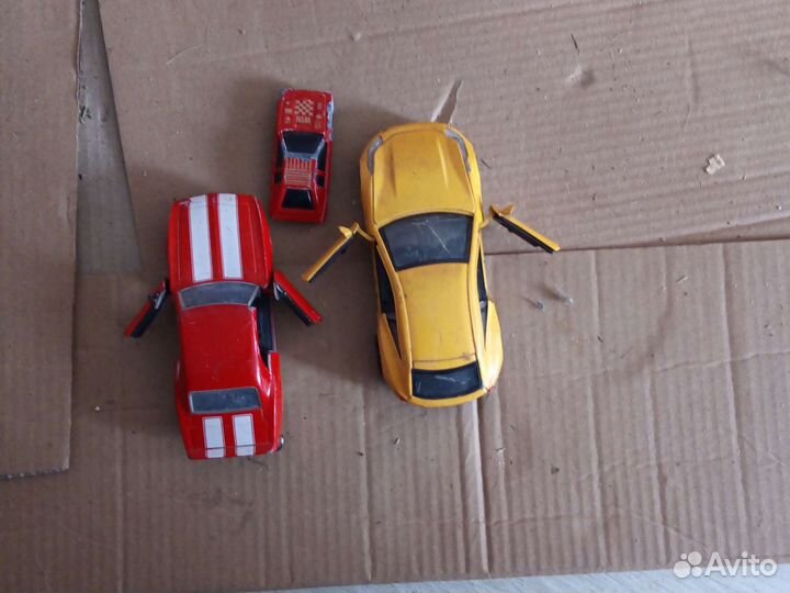 Детские машинки игрушки металлические