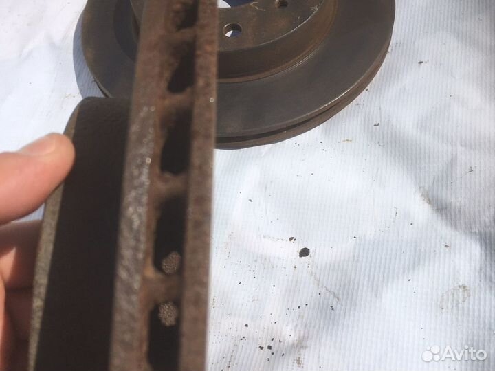 Диски тормозные перед Nissan primera p10