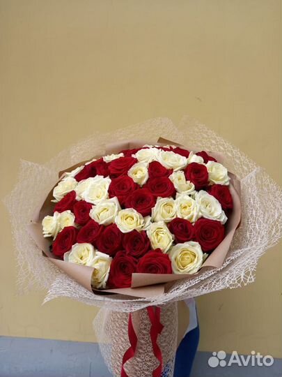 Розы, букет роз 25, 35, 51, 101, 201 роза