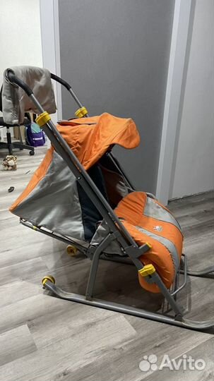 Коляска санки ника