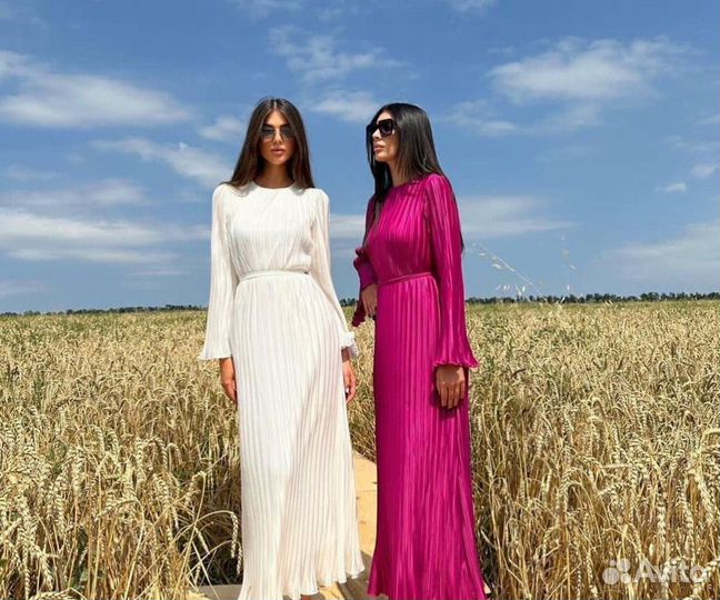 Красивое Платье плиссе