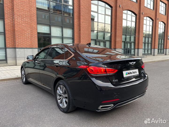 Genesis G80 2.0 AT, 2018, 215 000 км