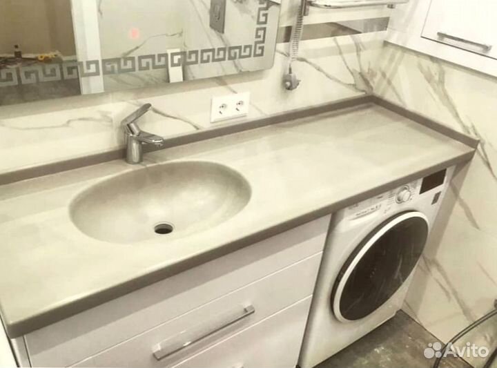 Столешница для кухни из искусственного камня