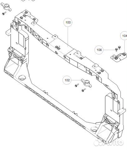 Рамка радиатора Xiaolong HI4 Haval Xiaolong Max