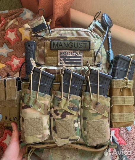 Подсумок для магазинов ак, черный