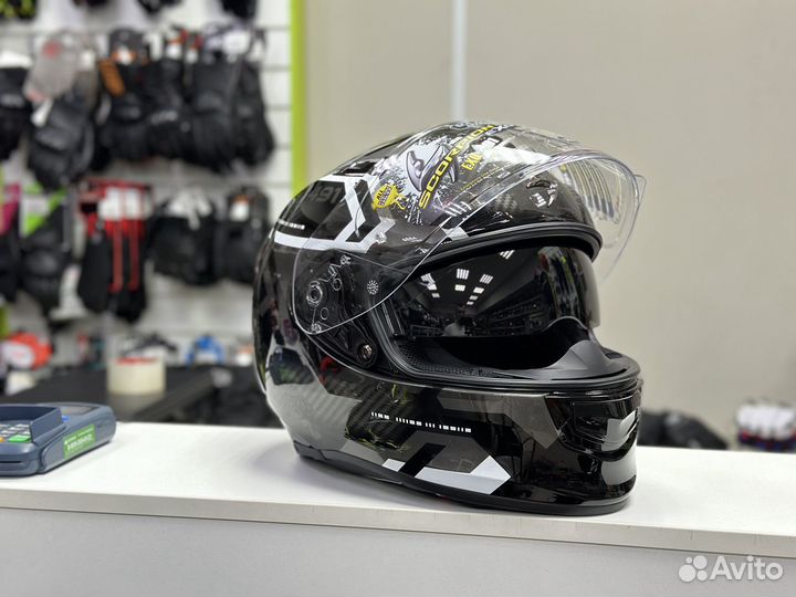 Мотошлем Scorpion EXO-491 Spin с очками