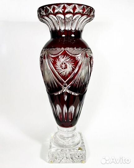 Огромная хрустальная ваза бартманн доротенхютте