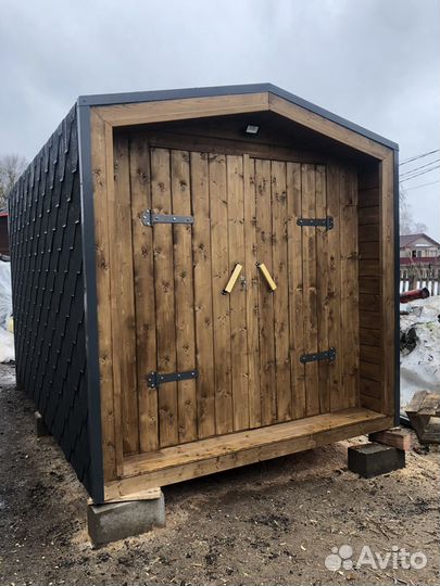 Бытовка вагончик хозблок деревянный