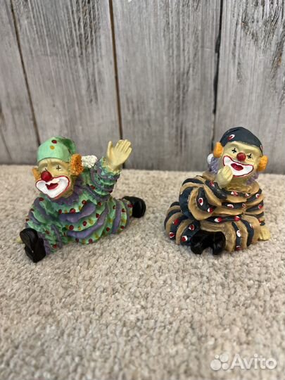 Статуэтки клоунов, две штуки
