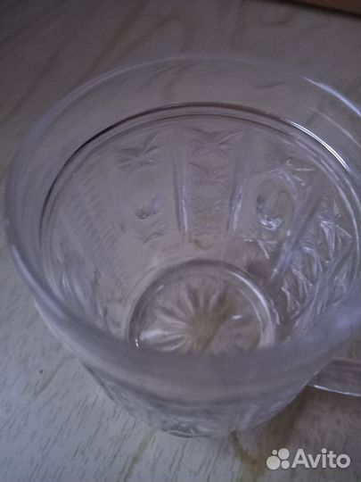 Хрустальные кружки СССР. 6 штук