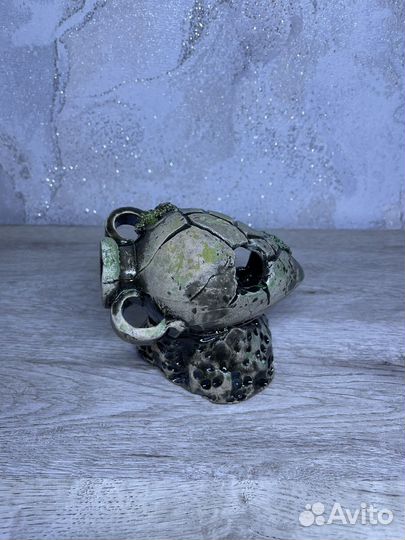 Декор для аквариума кувшин