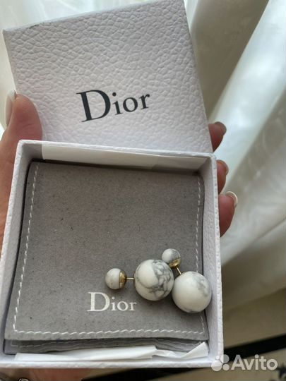 Серьги Dior оригинал