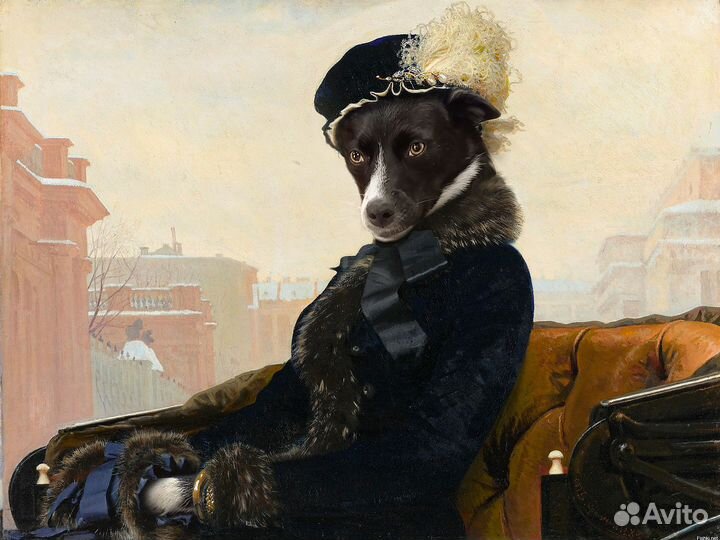 Портрет питомца / кота / собаки / животного