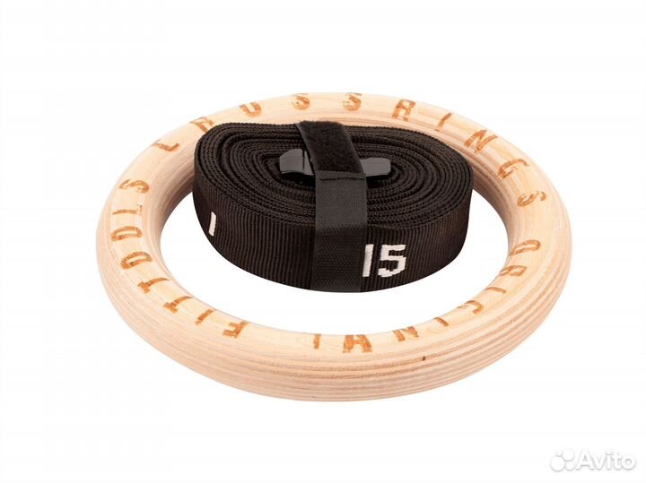 Кольца гимнастические OFT 23,5 см (дерево)