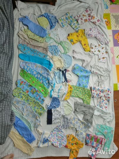 Вещи пакетом на мальчика 56-62-68