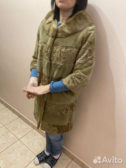 Шуба женская норковая 48 50 размера