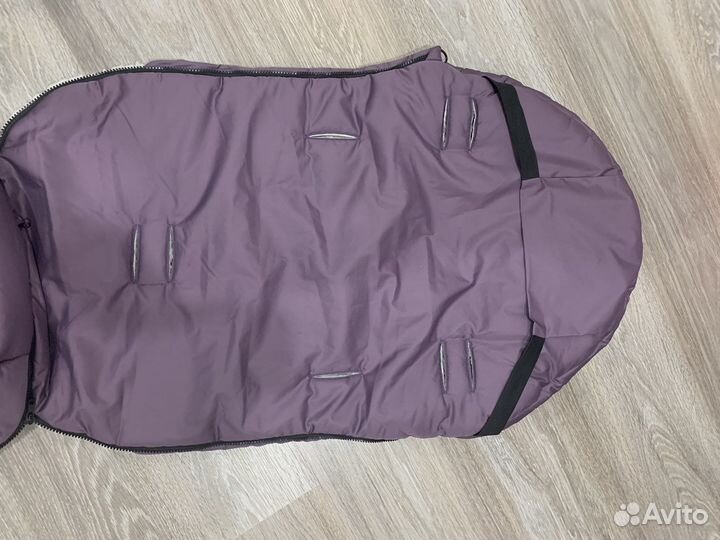 Зимний конверт в коляску на овчине