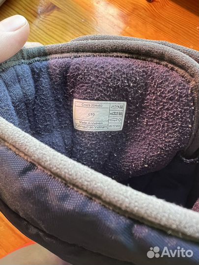 Сапоги утепленные crocs c10