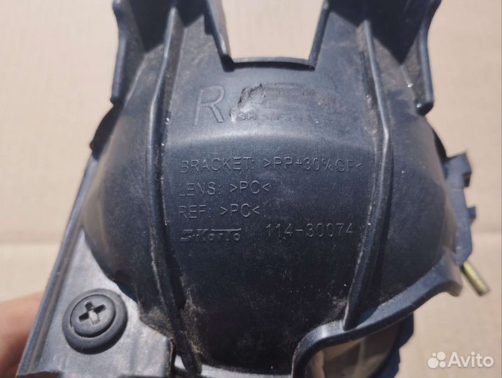 Птф передняя правая Chevrolet Cruze Хетчбэк