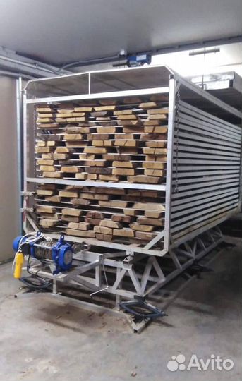 Вакуумная сушильная камера для древисины