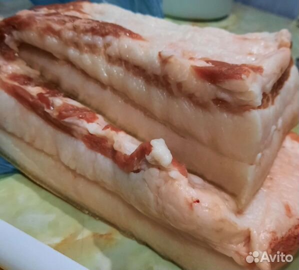 Сало свежее домашнее
