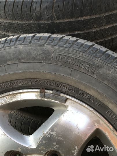 Колеса в сборе r15 летние