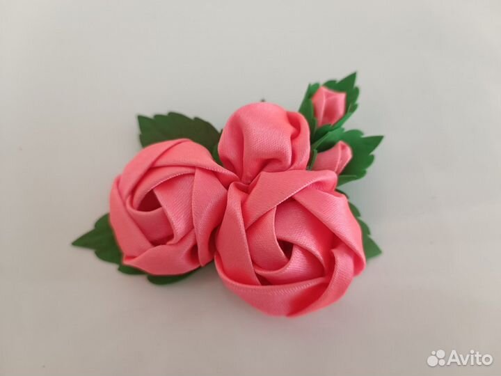 Заколочки, резинки для волос ручной работы